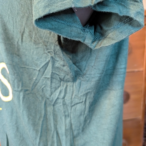 Green Bay Packers Slinky Classic V Neck Short Sleeve WMNS Shirt SZ L - Picture 6 of 11